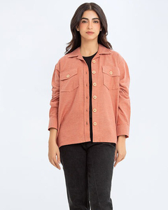 Woman Blouses Cotton Office with Buttons Women Casual Turn Down Collar Long Shirts - Product Image 1