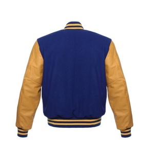 Custom Autumn Winter <b>Light</b> Color Varsity Baseball <b>Jackets</b> for <b>Men</b> - Product Image 2