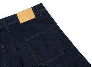 Pantalon en jean vintage délavé pour homme, style crayon, effet moustaches, tendance - Product Image 4