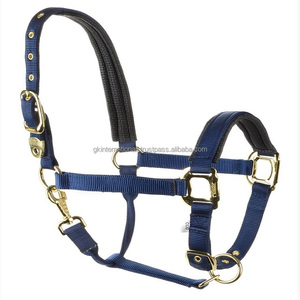 Licol de cheval en nylon rembourré doux pour un confort supplémentaire produits de selle de course de chevaux sur mesure collier de tête de cheval en nylon meilleur prix - Product Image 3