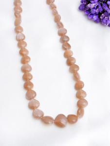 มูนสโตนช็อกโกแลตธรรมชาติทรงหยดน้ำรูปหัวใจ เหมาะสำหรับทำเครื่องประดับอัญมณีชั้นดี สร้อยคอ - Product Image 3