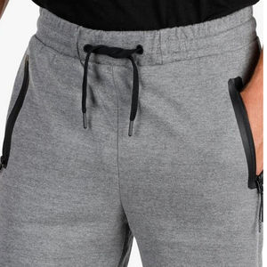 Shorts de sport décontractés pour hommes en coton, à logo personnalisé, séchage rapide, taille élastique, écologiques, pour la gym et le jogging – Grande Vente - Product Image 2