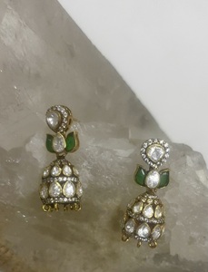Classic Bell Shape 22K Gold Plated <b>Stud</b> <b>Earrings</b> Women's Wedding Jewelry Gift Party - Product Image 3