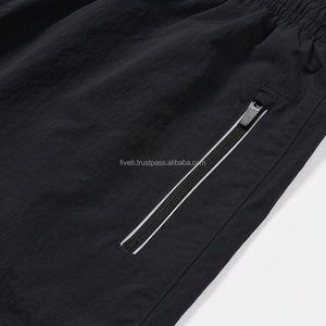 Waterproof Nylon Windbreaker Tracksuit With Net Lining Piping and Adjustment <b>String</b> Men Sports Tracksuits OEM Manufacturing - Product Image 4