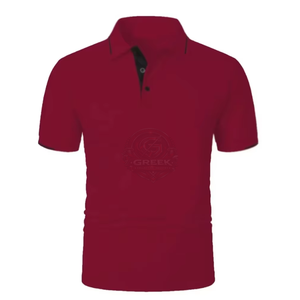 Chemises Polo Personnalisées en Coton et Polyester Respirant, Col Classique, Vêtements Décontractés avec Broderie et Impression, Fabricant - Product Image 3