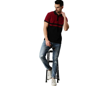 T-shirt Polo Décontracté Homme Respirant Été 2026 en Coton 100% à Manches Courtes – Vente en Gros Personnalisée - Product Image 4