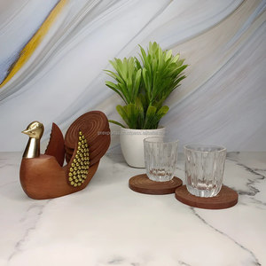 Wooden TEA <b>Coaster</b> Eco-Friendly <b>Drink</b> <b>Coaster</b> for Home, Bar, Cafe Wholesale Wood Cup Mat stone,<b>coasters</b> - Product Image 2