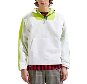 Chaqueta cortavientos transpirable ligera para exteriores para hombre personalizada, decoración bordada de bloque de Color de talla grande, impermeable a prueba de viento - Product Image 5