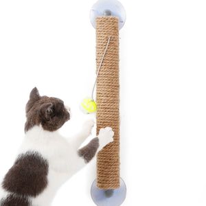 Stick N Claw Tiragraffi per Gatti con Corda di Sisal e Giocattolo a Ventosa, Design a Forma di Albero per il Divertimento Felino - Product Image 5