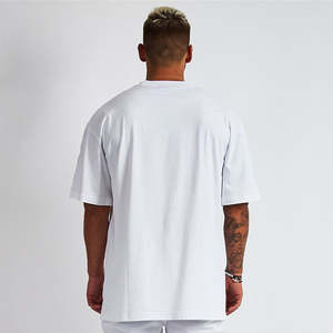 T-shirt basique pour homme de haute qualité, 100% coton, couleur unie, coupe régulière, grande taille, logo personnalisé, séchage rapide, respirant - Product Image 3