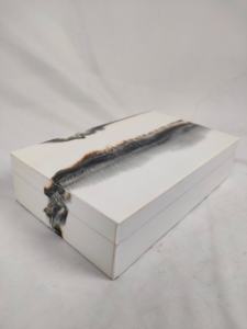 Caja de almacenamiento y decoración multiusos hecha a mano con incrustaciones de hueso, organizador único de joyas y objetos con incrustaciones de hueso, cajas de madera en oferta. - Product Image 6