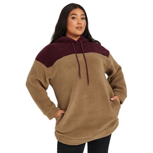 Sudadera con Capucha de Felpa Teddy para Mujer, de Alta Calidad, Extremadamente Suave y Cómoda, con Pedrería, Estilo Urbano, Corte Holgado, Ropa de Invierno para Adultos - Product Image 1