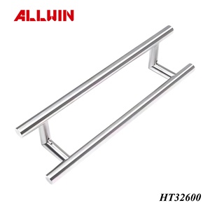 Modern Design Brushed Stainless Steel Push Pull <b>Door</b> & Window <b>Handles</b> Locking Ladder Pulls Hotels Wooden Windows Glass Windows - Product Image 5