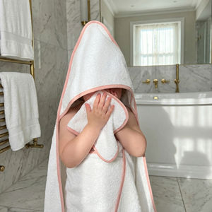 Juego de Toallas con Capucha para Bebé, 100% Algodón Orgánico, Tejido de Secado Rápido, Suave y Absorbente, para Recién Nacidos, Niños Pequeños y Niños - Product Image 4