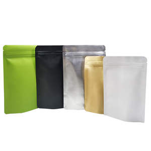 Bolsas de papel kraft con ventana transparente, 3.5 x 5.5 pulgadas, bolsas con cierre hermético para almacenar alimentos, refrigerios y café - Product Image 3