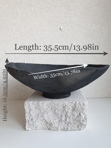 Produit très vendu : Grand bol de rangement pour fruits de table, noir mat, par Universal Overseas INDIA - Product Image 2