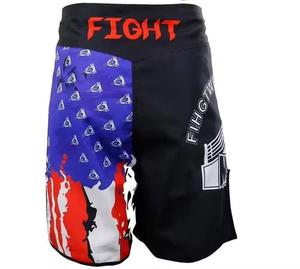 Shorts de combat MMA personnalisés, unisexes, 100% polyester respirant, tissu 220g, vêtements de sport - Product Image 4