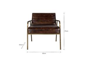 Fauteuil en cuir côtelé Mirai, sièges modernes haut de gamme, revêtement durable, vente en gros, exportation d'Inde - Product Image 4