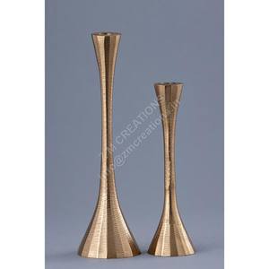 Juego de regalo de portavelas antiguos de latón, candelabros antiguos para velas, artículos de decoración para el hogar, Navidad y bodas. - Product Image 1