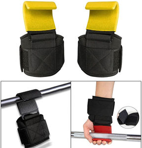 New Design Cotton Adjustable Gym <b>Training</b> <b>Weight</b> Lifting Rod Hooks with Wrist Support Power Bar Strap for Fitness and Exercise - Product Image 6
