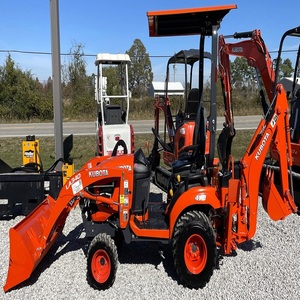 Kubota BX23S 4WD Mini Excavator Backhoe Loader Compact Tractor with Front Bucket and <b>Seat</b> <b>for</b> Farm Construction - Product Image 5