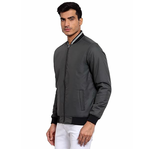 Blouson bomber en toile à capuche pour homme, streetwear d'hiver, vente en gros directe d'usine de qualité supérieure - Product Image 5