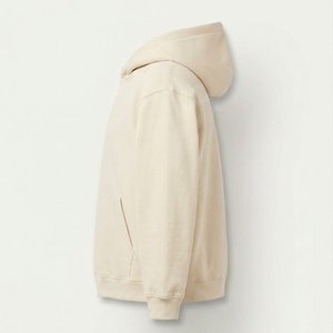 Nueva Sudadera con Capucha Beige para Mujer con Logotipo Personalizado, con Estampado de Texto Transpirable, Tejido de Algodón, Ropa Casual de Otoño - Product Image 4