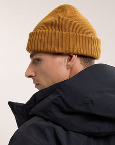 Bonnet d'hiver tricoté personnalisé avec logo, à revers, pour hommes et femmes, chaud et confortable - Product Image 5