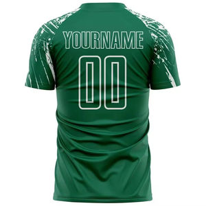 Maillot de football personnalisé, design sur mesure, impression par sublimation, 100% polyester respirant, séchage rapide, manches courtes, maillot de football personnalisé pour équipe - Product Image 2