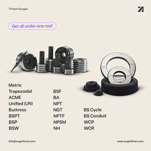 AUGST LINES Jauges annulaires pour filetage ACME, calibres GO NOGO 2g 3g 4g, outil de mesure de filetage externe en acier trempé à l'huile - Product Image 6