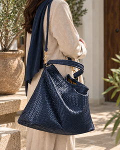 Handwoven Genuine Cow Leather Woven Tote <b>Bag</b> Women Large Shoulder Hobo <b>Bag</b> Zipper Crossbody Strap Wholesale Bulk - Product Image 6