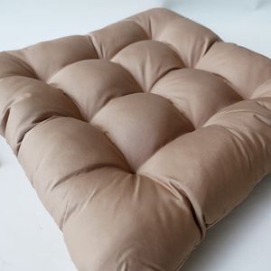 Cojines para Sillas Hechos a Mano con Lazos, Cojines Cuadrados para Sillas de Comedor, Decoración Estética para el Hogar, Textiles para el Hogar en Color Beige, Venta al por Mayor - Product Image 4