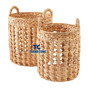 ¿Buscas una CESTA DE JACINTO DE AGUA? Obtenga soluciones de almacenamiento tejidas a mano de alta calidad con precios competitivos y descuentos al por mayor - Product Image 1