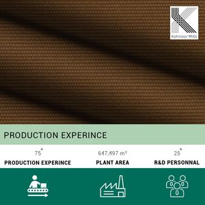 ผ้าแคนวาสผสมคอตตอน ไนลอน สแปนเด็กซ์ ทอแบบ 3/3 หนา 290 GSM สีน้ำตาล ยืดหยุ่น น้ำหนักเบา ทนทาน รับผลิตแบบ OEM ODM ขายส่งผ้าฝ้าย - Product Image 5