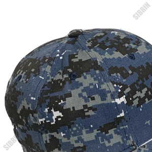 SIBRIN Custom Snapback <b>Camo</b> Baseball <b>Cap</b> Blue Digital Camouflage 6 Panel Curved Brim Skateboarding Outdoor Sports Hats P <b>Caps</b> - Product Image 4