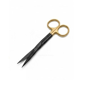Black Coated Stainless Steel Manual Beauty <b>Scissors</b> High Quality Surgical Tool for Styling Salon and Personal Daily Use - Product Image 4