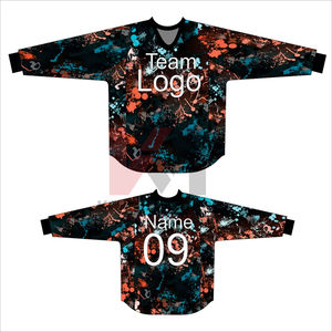 Camiseta de Paintball Personalizada, Tela de Poliéster Ligera, Impresión de Logotipo Sublimado, Ajuste Ajustable, Material que Absorbe la Humedad - Product Image 1