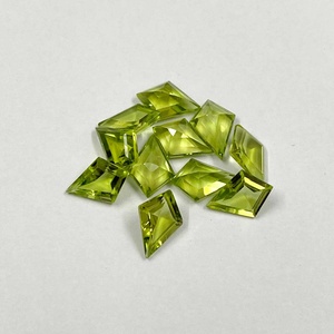 Peridoto natural de 8x12 mm, forma de cometa, corte facetado, piedras preciosas sueltas, certificado IGI, peridoto semiprecioso para joyería. - Product Image 2