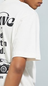 เสื้อยืดโอเวอร์ไซส์ผู้ชาย ผ้าฝ้าย 100% แบบถัก ขายส่ง เป็นมิตรกับสิ่งแวดล้อม แห้งเร็ว พิมพ์ลาย สีขาว สีดำ - Product Image 3