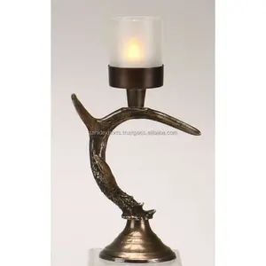 เชิงเทียนเหล็กตกแต่งสไตล์โมเดิร์นสำหรับขายส่ง เหมาะสำหรับจัดวางบนโต๊ะในโรงแรม ร้านอาหาร ตกแต่งคริสต์มาส บ้านหรู - Product Image 4