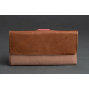 LW Women's Fashionable Candy Color Leather Travel Wallet <b>Long</b> Clutch <b>Bag</b> Simple Multi-Functional Buckle Custom Size Accepted - Product Image 5
