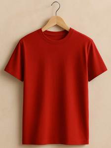 Camiseta de Algodón Grueso con Lavado Ácido para Hombre, Cuello Redondo, Manga Corta, 220 GSM, Estilo Vintage, Transpirable, con Serigrafía, Talla 2XL - Product Image 3