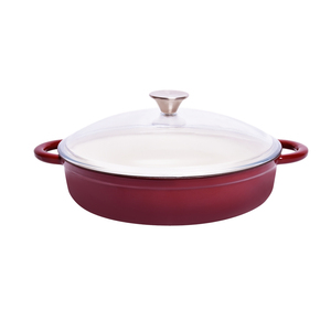 Elegant Non Stick Casserole <b>Pot</b> Designed With Titanium Reinforced Marble Coating Durable Forged Aluminum Construction - Product Image 2