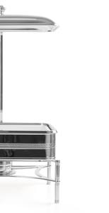 Rectangular Stainless Steel Chafing Dish Luxury Hanging Lid <b>Buffet</b> <b>Food</b> <b>Warmer</b> Large Capacity <b>Server</b> For Hotel Wedding Catering - Product Image 5