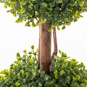 2 Pezzi Albero Artificiale in PVC Verde 115cm Design a Tre Sfere - Product Image 6