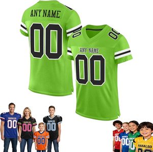 Maillots de football américain en mesh respirant, qualité supérieure, antibactériens, noms d'équipe personnalisés, unisexe, pour les acheteurs en détail et en gros - Product Image 2