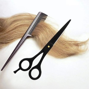 Wholesale Beauty Barber <b>Scissors</b> Stainless Steel Professional 3-Finger Design <b>Left</b>-<b>Handed</b> 28 Teeth Precision Shears - Product Image 6