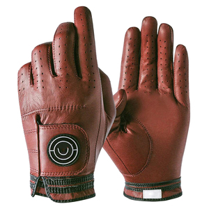 Gants de golf en cuir véritable pour hommes, main gauche et droite, doux, respirants, en peau de mouton pure, cuir véritable respirant - Product Image 1
