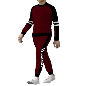 100% coton Sportswear plaine Jogging porter costume Muscle ajusté survêtement hommes streetwear survêtement - Product Image 1