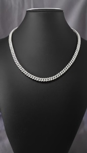 Collar de Cadena Cubana de Lujo con Moissanita, Joyería Hip Hop Iced Out, Collar de Tenis con Diamantes VVS, Regalo para Hombres - Product Image 3